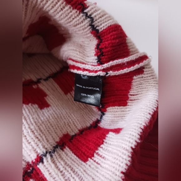 Vintage Warm & Wonderful LONDON 1979" Diana Edition" Wool Sheep Sweater Size M - Picture 9 of 11